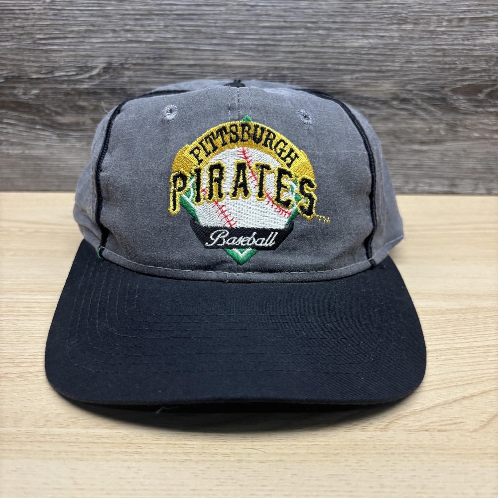 Vintage Pittsburgh Pirates Hat Cap Snap Back Gray The Game MLB Baseball